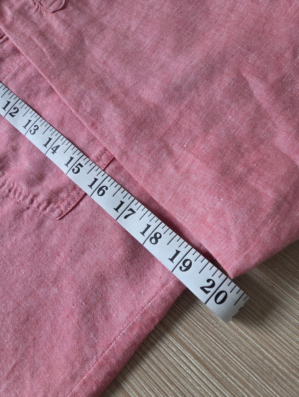 Banana Republic Soft Wash Coral Linen Cotton Button Up Shirt Womens Size Medium - Picture 4 of 6